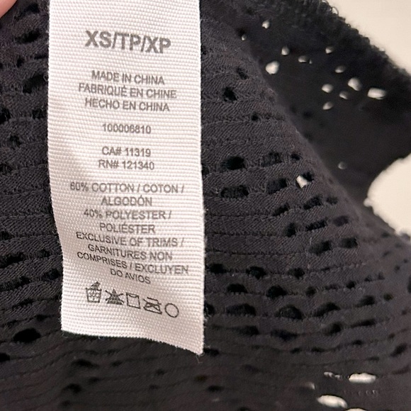 Garage Black Lace Crop Top Blouse, Off-the Shoulder Black Lace Top - Picture 7 of 7